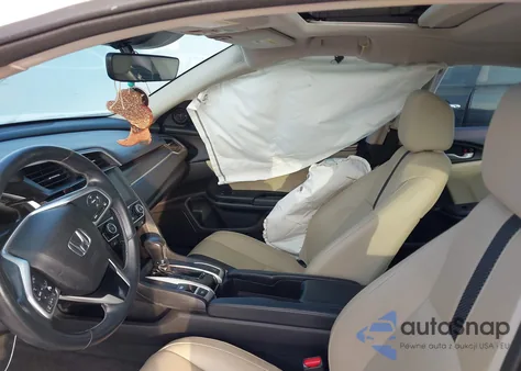 2020 Honda Civic Ex-L from USA, damaged, VIN 19XFC1F76LE008773